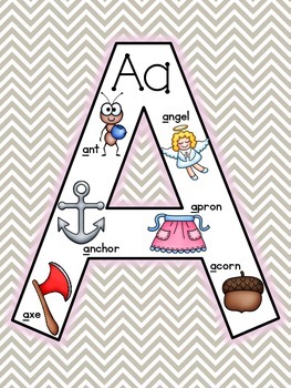 Now I know my ABCs {Alphabet Posters} by Michelle and the Colorful ...