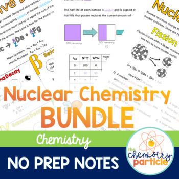 Preview of Nuclear Chemistry Notes GROWING Bundle