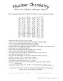 Nuclear Chemistry Puzzle