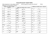 Nuclear Decay: Equations