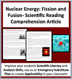 Nuclear Energy: Fission and Fusion - A Science Reading Com