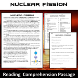 Nuclear Fission Reading Comprehension Passage and Question