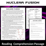 Nuclear Fusion Reading Comprehension Passage and Questions