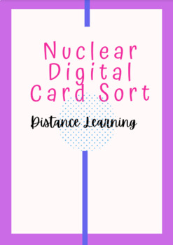 Preview of Nuclear digital card sort