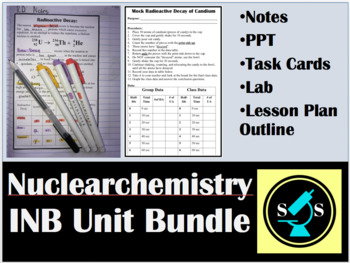 Preview of Nuclearchemistry Interactive Notebook (INB) Notes