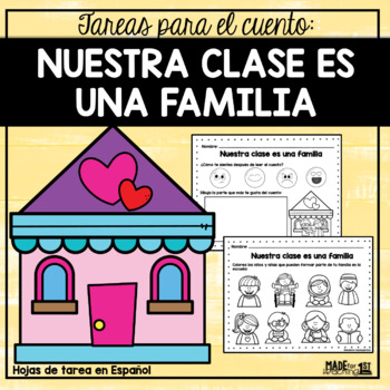 Preview of Nuestra Clase es una Familia | Spanish Book Companion