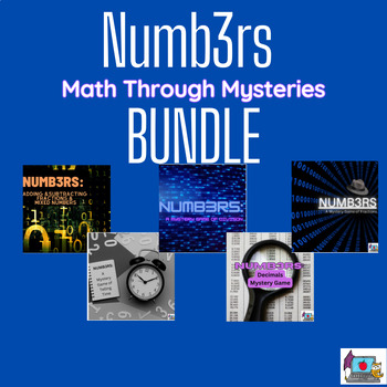Preview of Numb3rs: Fun Math Mystery Lessons~ Solve mysteries with Math~ No Prep Plans!
