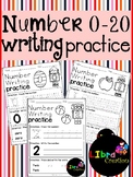 Number 0 - 20 Writing Practice