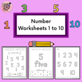 Number 1-10 Worksheets