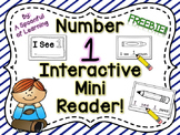 Number One Interactive Mini Reader- FREEBIE!