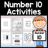 Number 10 Mini Bundle {Number 10 Worksheet and Number 10 A