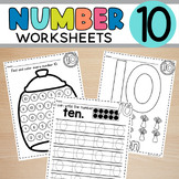Number 10 Worksheets
