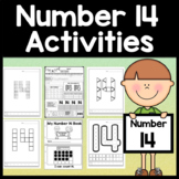Number 14 Mini Bundle {Number 14 Worksheet and Number 14 A