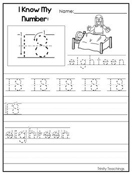 number 18 jesus heals the sick printable bible worksheets number of the week