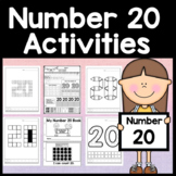 Number 20 Mini Bundle {Number 20 Worksheet and Number 20 A