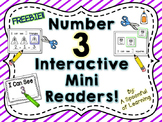 Number Three Interactive Mini Readers- FREEBIE!!