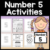Number 5 Mini Bundle {Number 5 Worksheet and Number 5 Activities}