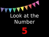 Number 5 (Partitioning,  using dice, fingers and ten frame