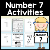 Number 7 Mini Bundle {Number 7 Worksheet and Number 7 Activities}