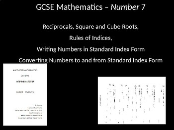 Preview of Number 7 (Reciprocals, Square and Cube roots, Indices,  Standard Form)