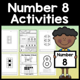 Number 8 Mini Bundle {Number 8 Worksheet and Number 8 Activities}