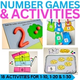 Number Activities and Games 1-20 Bundle (18 games, over 30