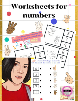 Preview of Number Activities for kids | Worksheets for numbers 1-20