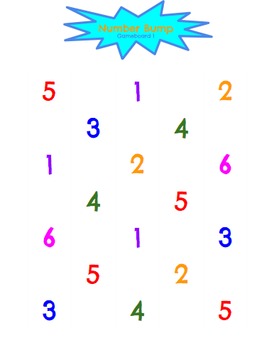 Number & Addition Bump Games by HallerKinder | TPT