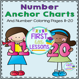 Number Anchor Charts 11-20 and Number Coloring Pages