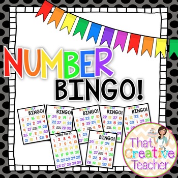 Number Bingo! By That Creative Teacher 