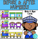 Number Before Number After - Math Centre Activity - Write 