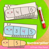 Number Before and After Math Center - Numberpillar