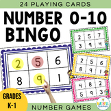 Number Bingo 0 to 10 - Developing Number Sense