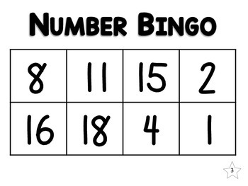 Number Bingo by Play to Learn Preschool | Teachers Pay Teachers