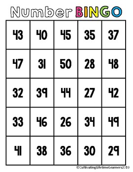 White Blank Bingo Cards (Package of 36)