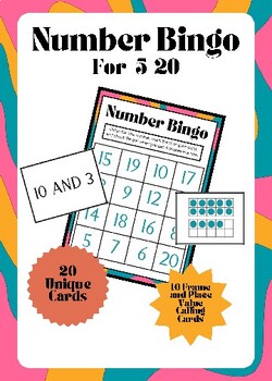 Number Bingo 5-20 by Cuties in Kinder | TPT