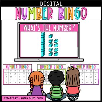 Preview of Number Bingo Digital