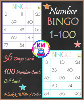 Bingo - Numbers (1-100) - Comprar em Tudo para teachers