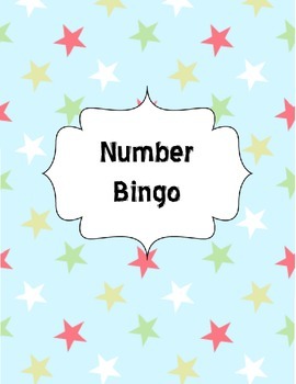 Preview of Number Bingo cards