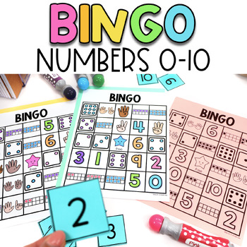 Number Bingo to Ten | Subitizing Games | Numbers in Different Ways