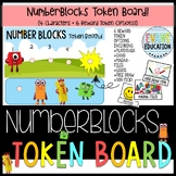 Preview of Number Blocks Themed Token Board (Non-Editable)