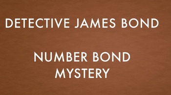 Preview of Number Bond Detective Mystery Project
