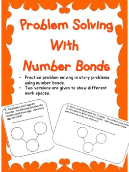 problem solving using number bonds