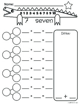 number bonds worksheets by catherine s teachers pay teachers