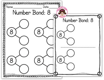 number bonds worksheets by catherine s teachers pay teachers