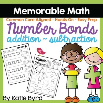 Preview of Number Bonds Activities:  Addition, Subtraction, Equations  Printables