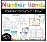 Number Bonds Activities, Worksheets, Flashcards & Games - 