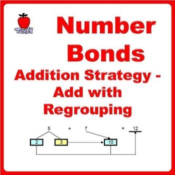 Preview of Add with Regrouping Number Bonds Addition Strategy