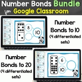 Number Bonds Bundle for Google Classroom, Google Slides Di