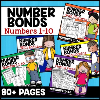 Preview of Number Bonds Composing and Decomposing Numbers to 10 Kindergarten